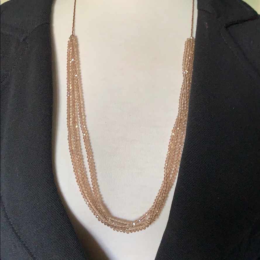 Taolei Three Layer Crystal Necklace